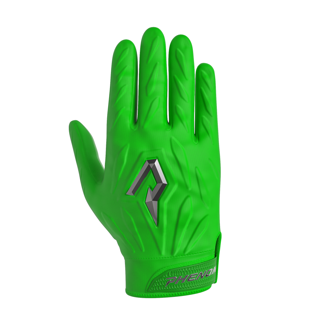 Phenom Elite Quantum Fierce Youth Padded Football Gloves - Team Colors