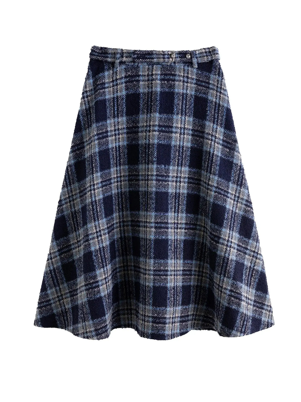 Plus Size Retro Plaid Vest & Skirt Suit