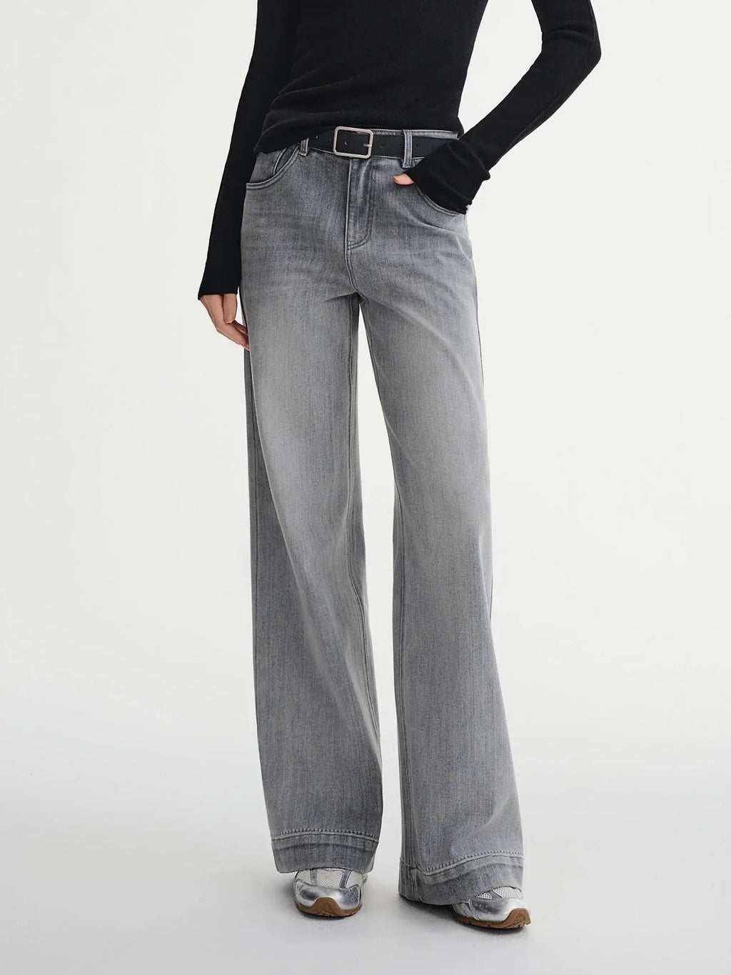 Perfect Stretch High-Waist Straight Leg Jeans for Plus Sizes
