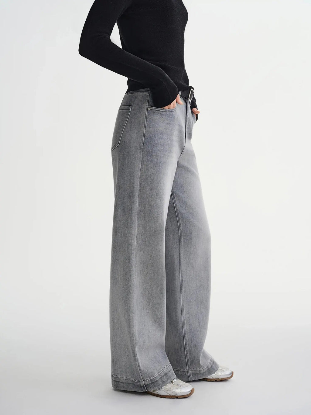 Perfect Stretch High-Waist Straight Leg Jeans for Plus Sizes