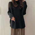Loose-Fit Turtleneck Sweater for Winter