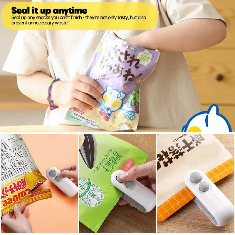 Mini Bag Sealer 2-in-1