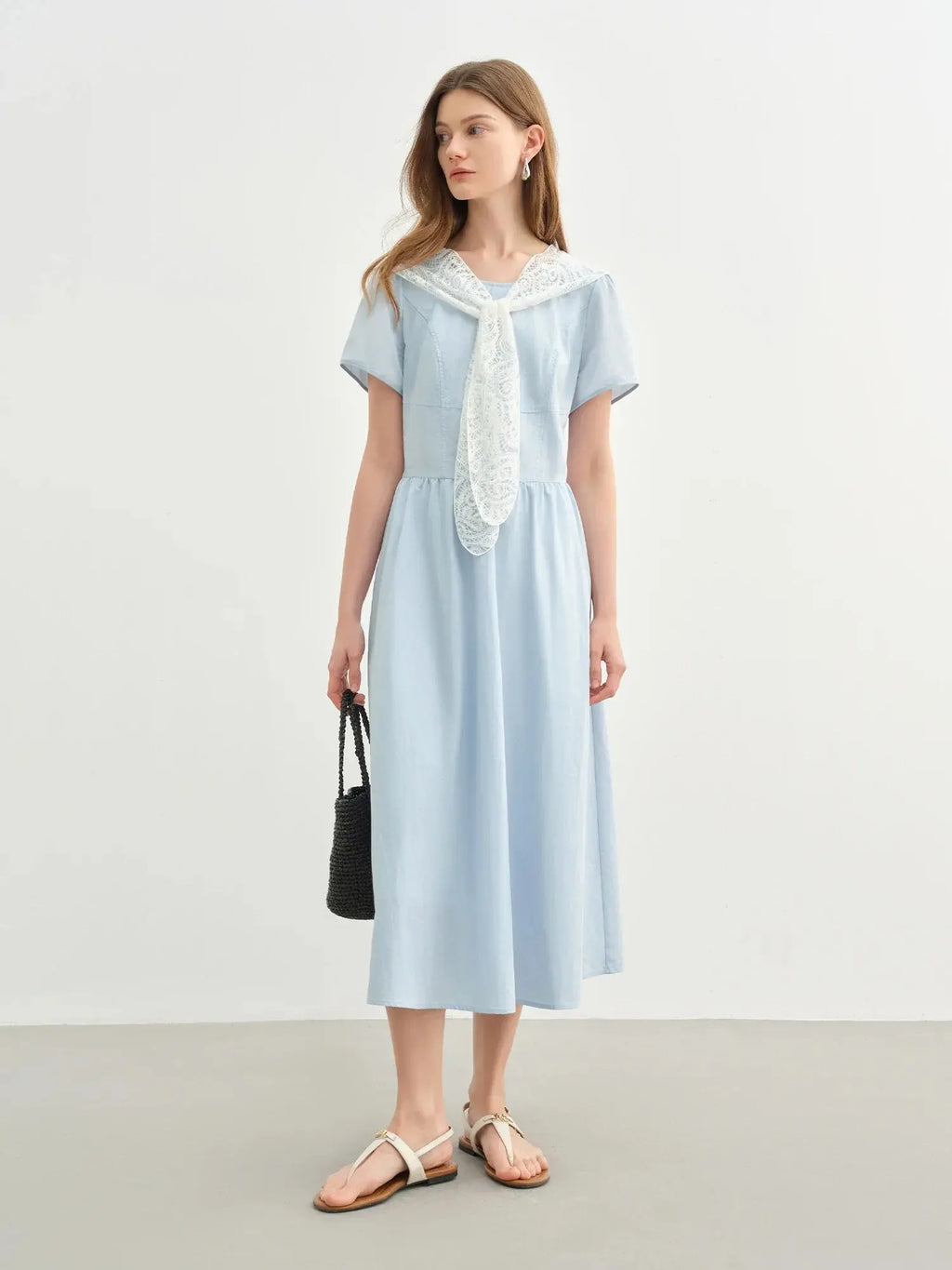 Chic & Slimming Long Dress for Summer