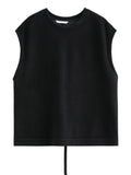 Plus Size Women’s Winter Set: Layered Skirt & Vest