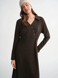 Retro European Temperament Knit Dress