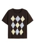 Women’s Textured Embroidery Knit Top