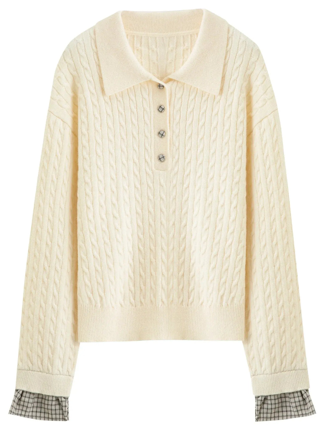 Twist Knit Cable Stitch Sweater