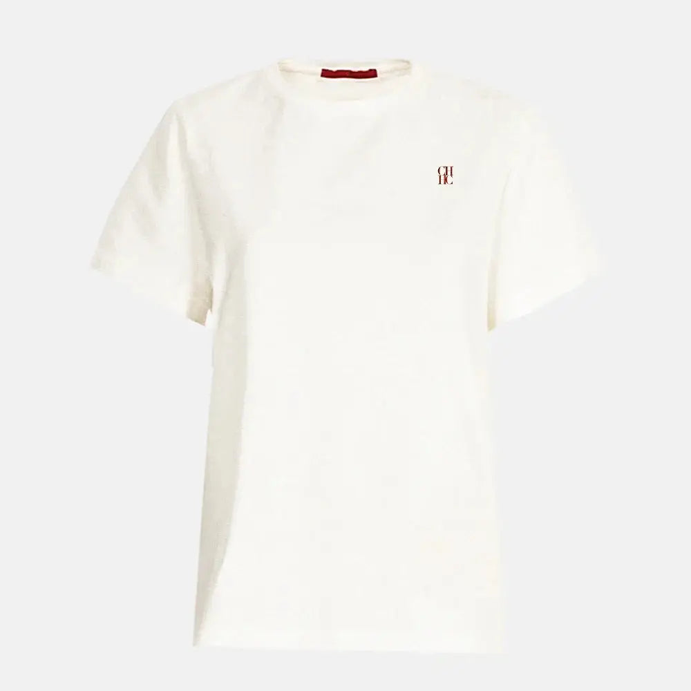 Short Sleeve Casual White Tee