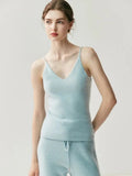 Women's 100% Cashmere V-Neck Vest