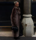 Women's Faux Fur Lapel Coat