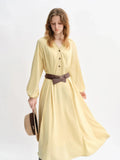 Plus Size Autumn Color-Block Oversized Dress