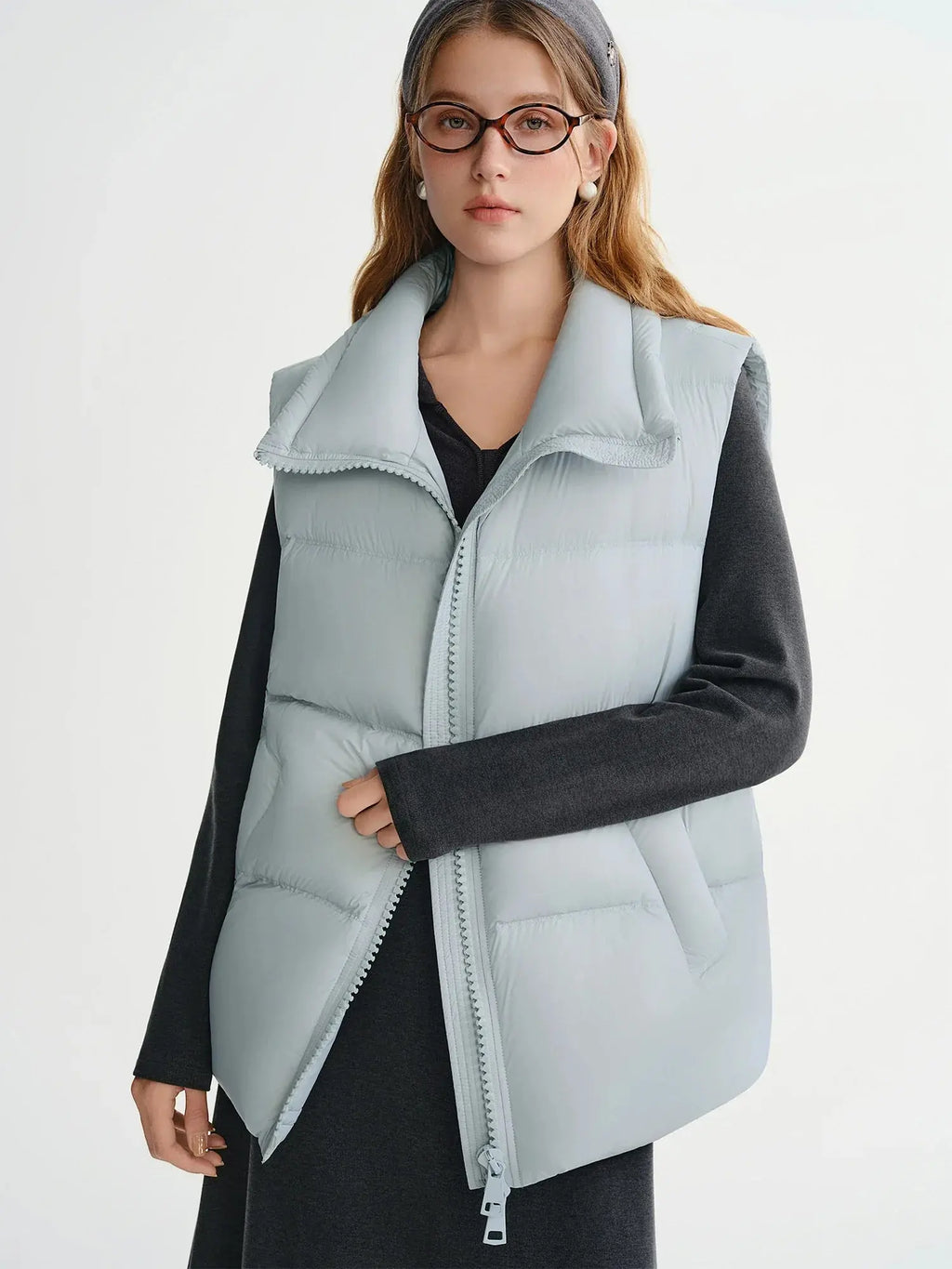 Women's Lightweight Double-Zip Thermal Down Vest