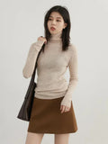 Slim Turtleneck Sweater Autumn Winter Knit Pullover