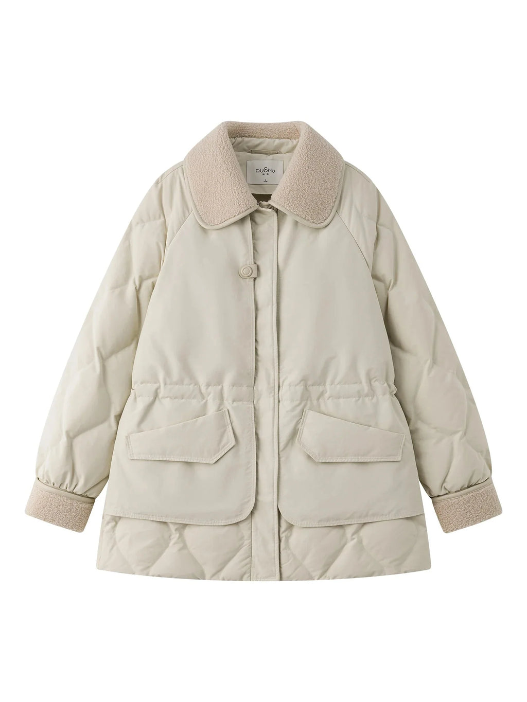 Women’s Waist-Defining Down Casual Winter Jacket