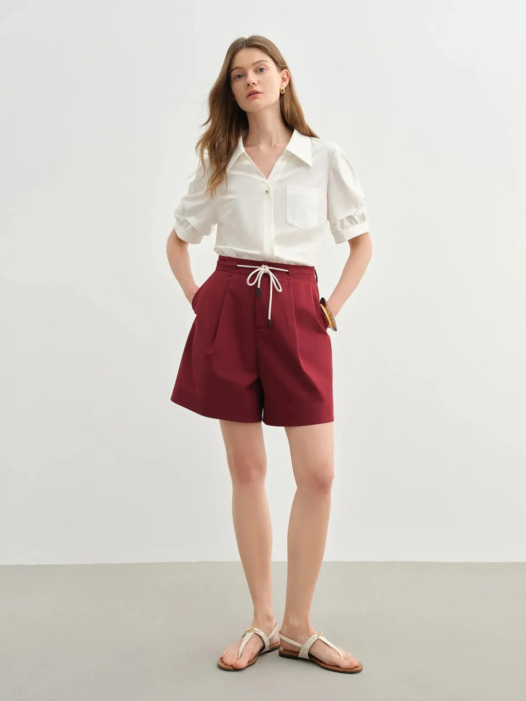New Summer Loose Fit Drawstring Shorts