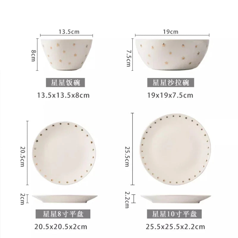 Nordic Star Ceramic Dinnerware