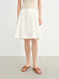 Chic French Style Pleated Mini Skirt