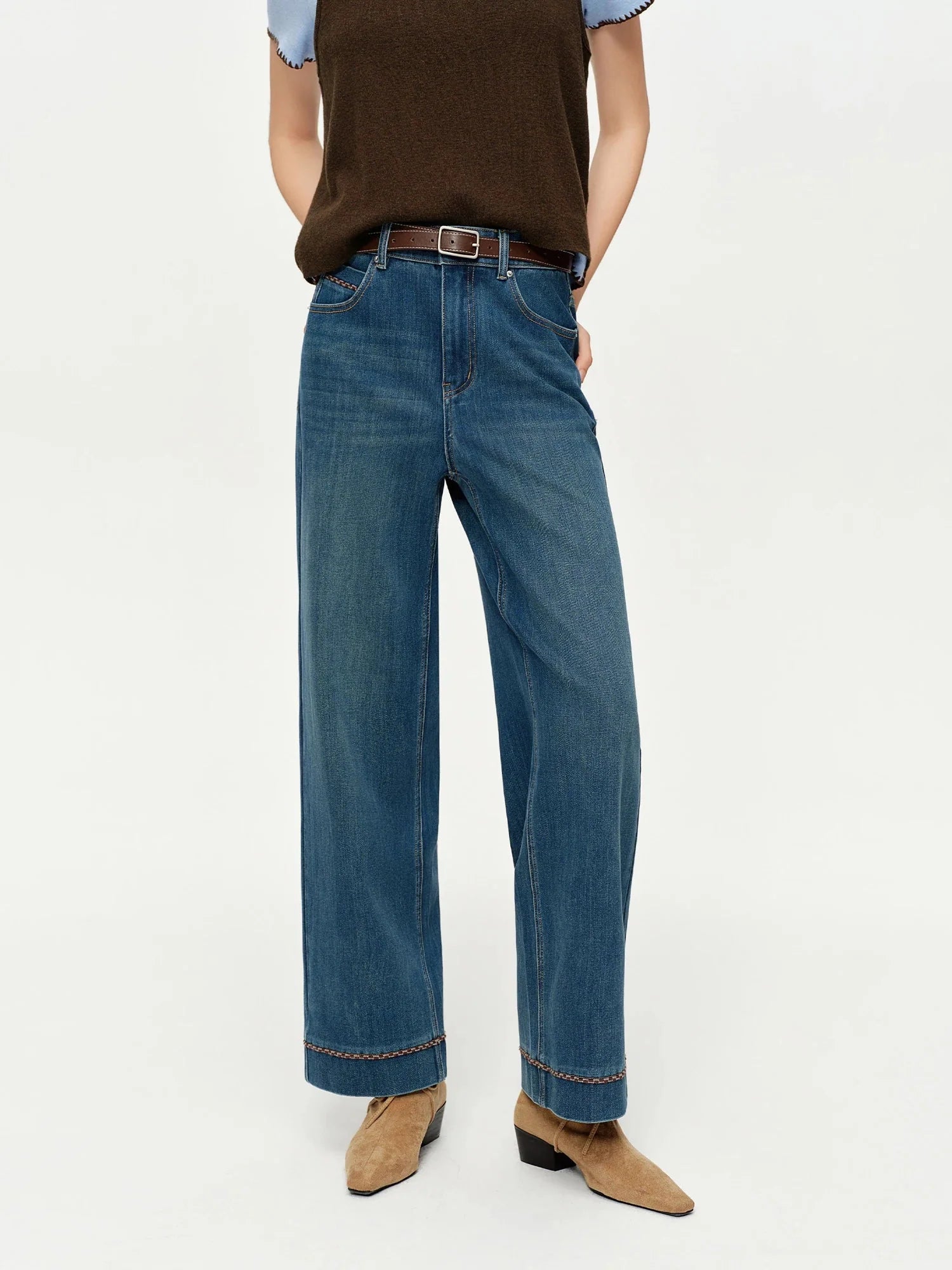 Women's Pants High Waist Slim Baguette Pants Trendy Office Wear