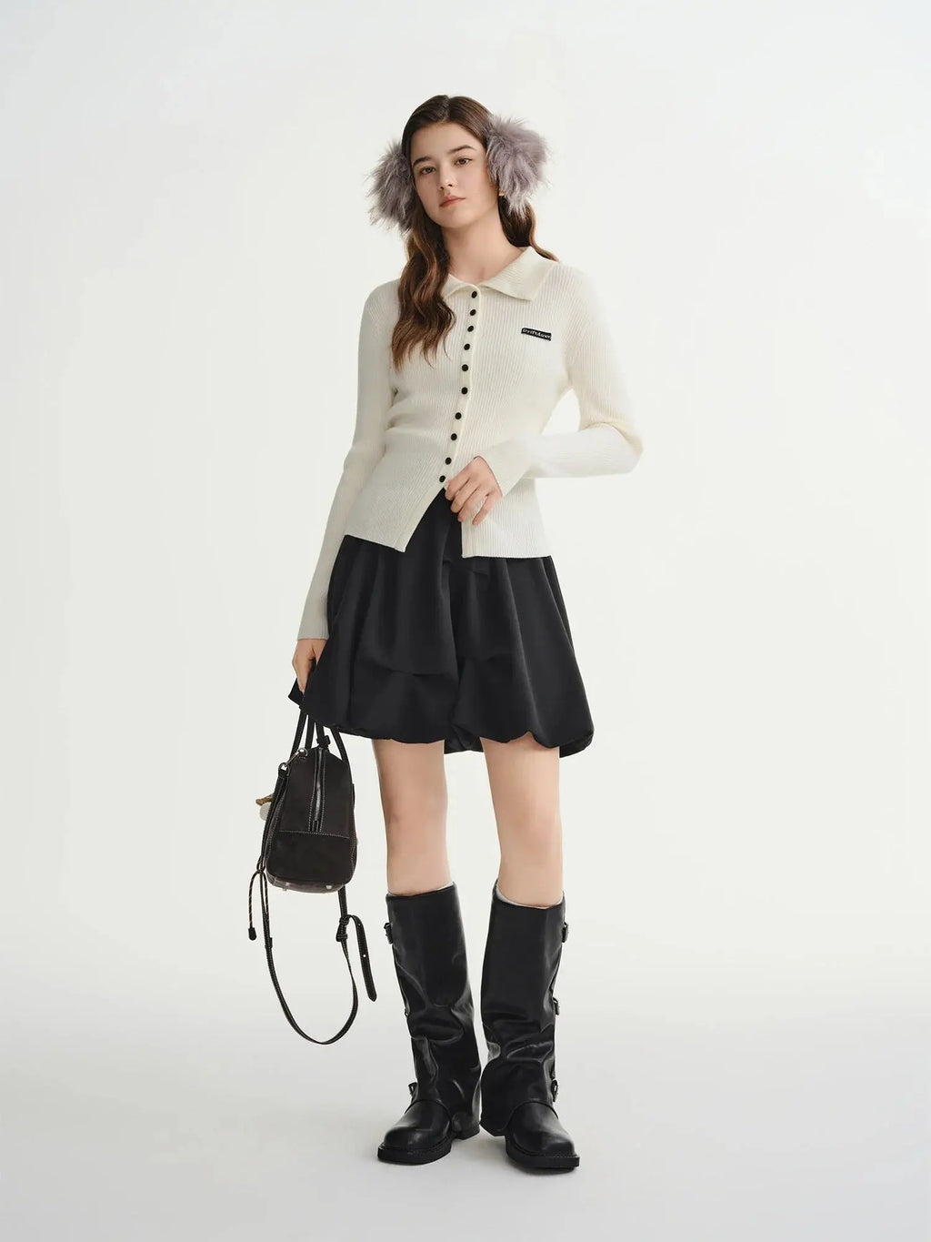Slim-Fit Long Sleeve Top for Autumn/Winter