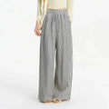 Women's Striped Wide Leg Pants