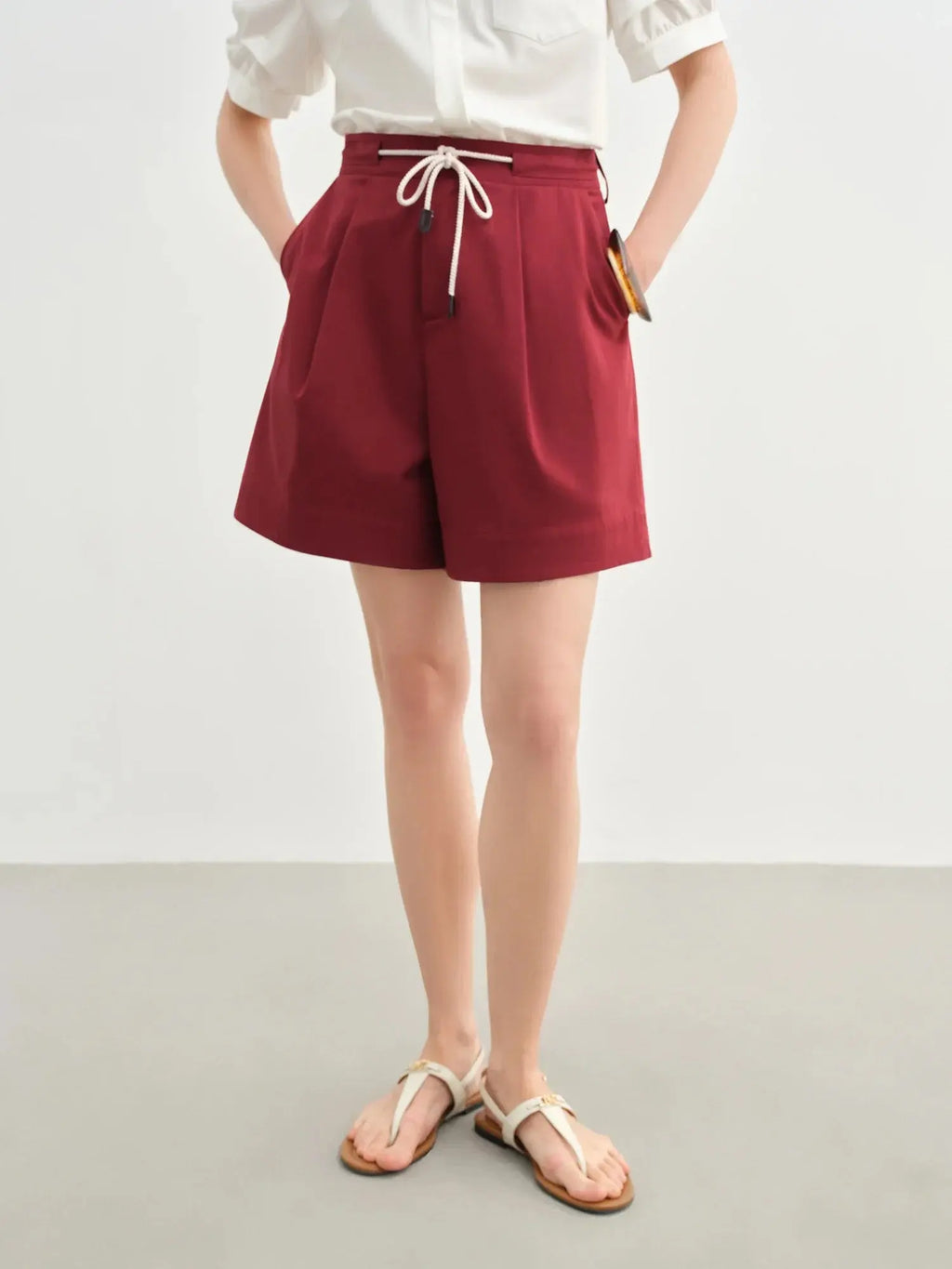 New Summer Loose Fit Drawstring Shorts