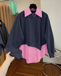 Simple and Catchy Stylish Patchwork Blouse