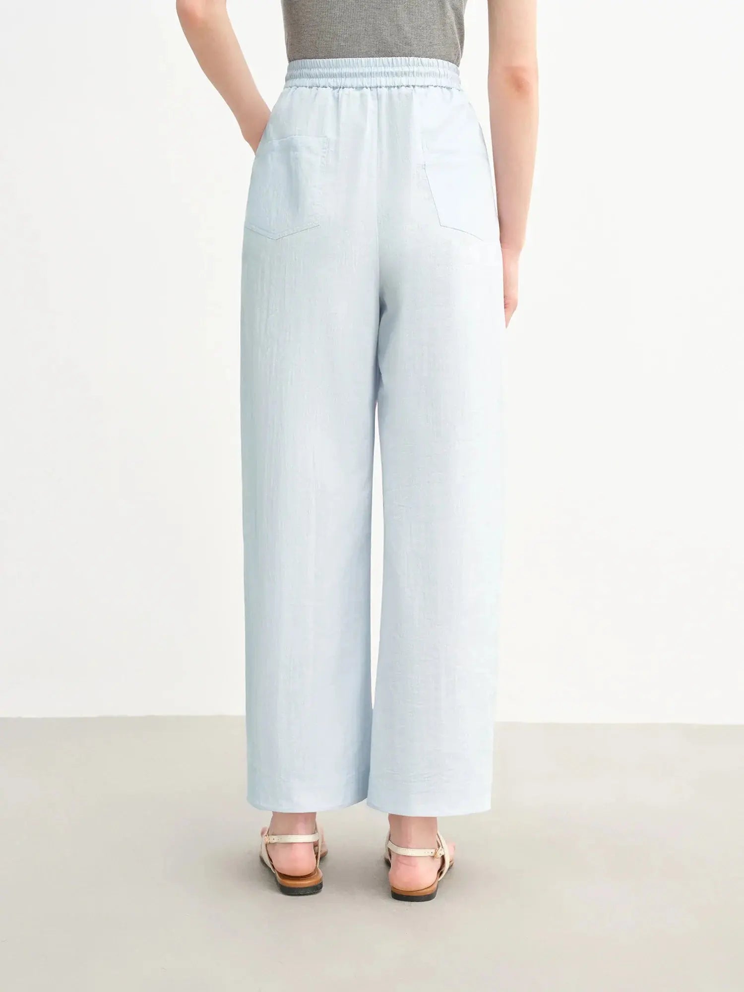 Comfy Wide-Leg Drawstring Pants