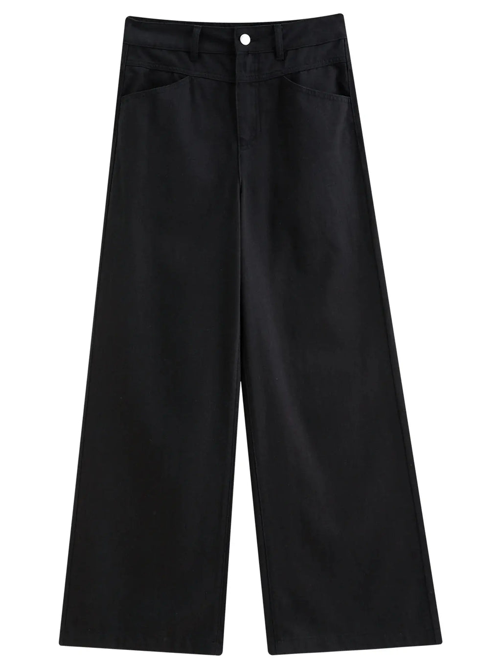 Multi-Color Wide-Leg Straight Jeans