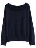 Stylish Trimmed Knit Set Off-Shoulder Top & Mini Skirt