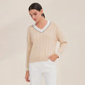 Women’s Luxe Cotton V-Neck