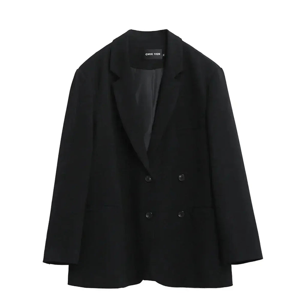 Classic Solid Long Sleeve Coat