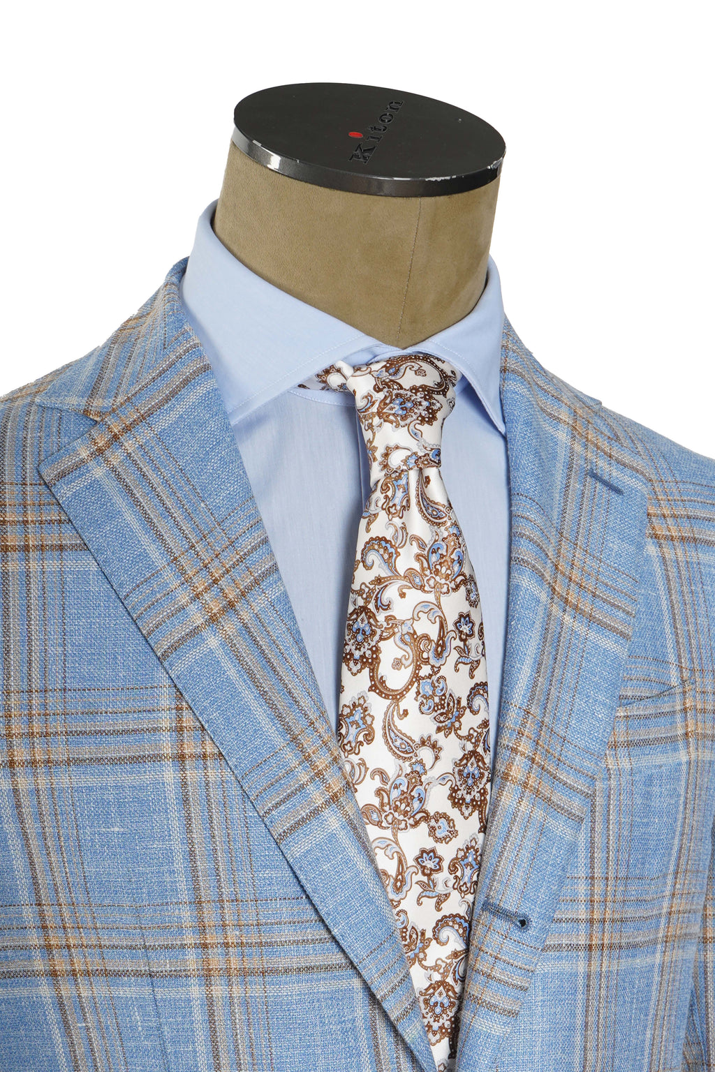 Sartorio Glen Plaid Wool-Silk Sport Jacket