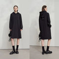 Women's Hooded Knitted Sweater Dress