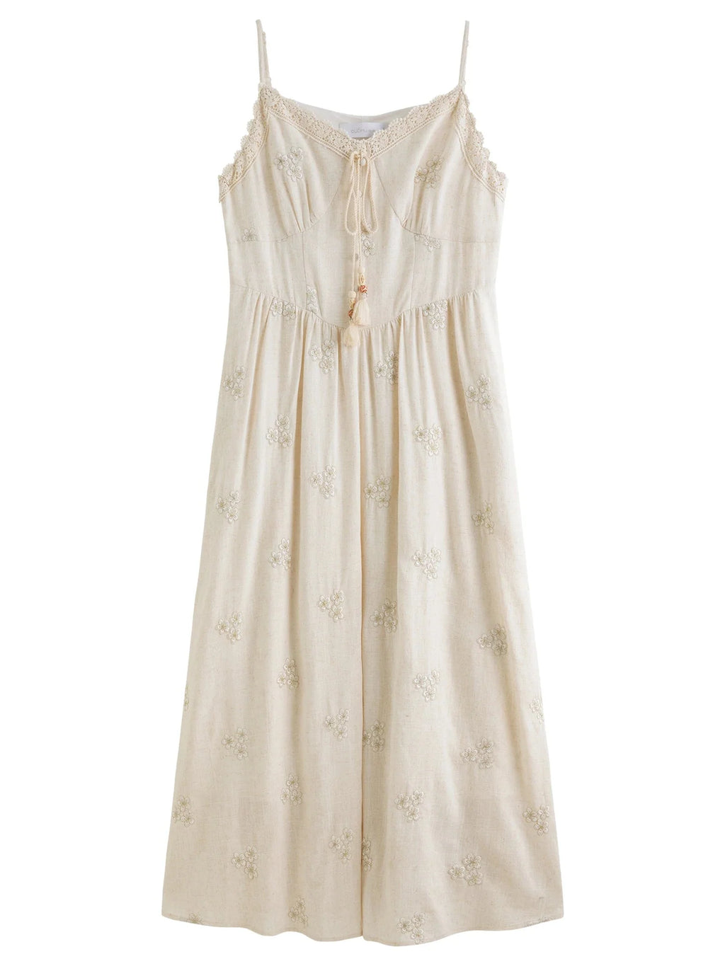 Boho Lace-Up Strappy Maxi Dress Summer Fashion