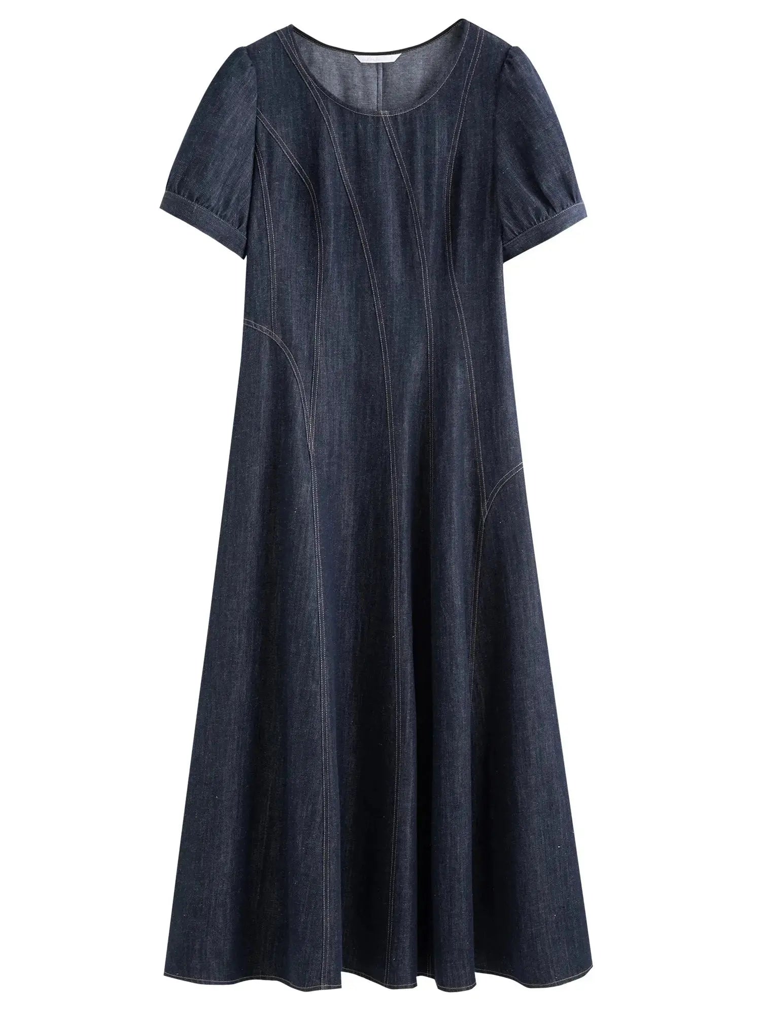 Women's Summer Plus Size Slim Denim Dress