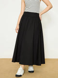 Plus Size High Waist Umbrella Skirt Elegant Chic Fit