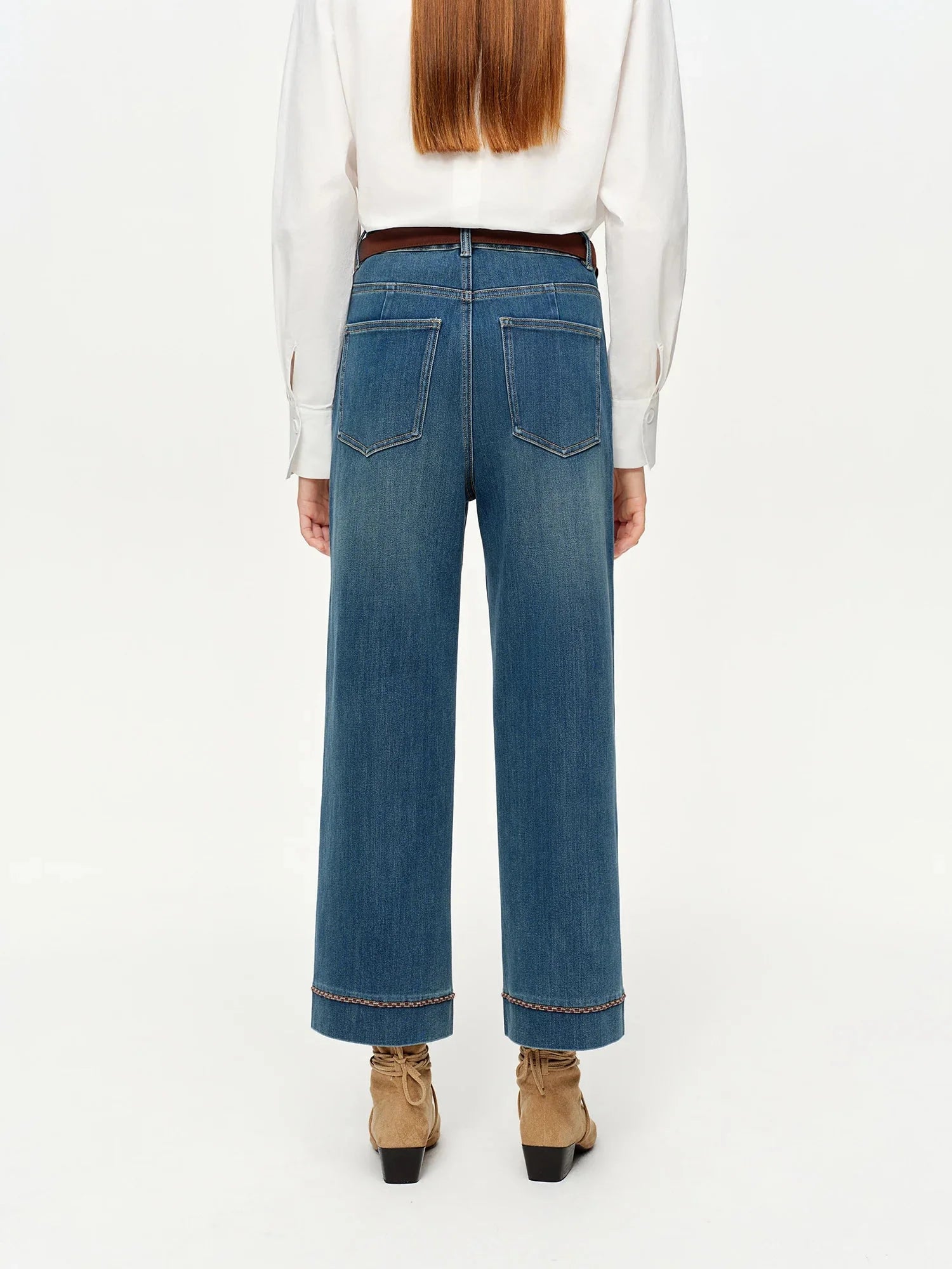 Women's Pants High Waist Slim Baguette Pants Trendy Office Wear