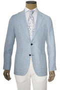 Sartorio Houndstooth Silk-Wool Sport Jacket