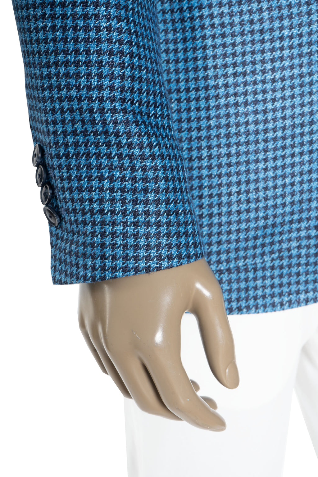 Sartorio Houndstooth Wool Sport Jacket