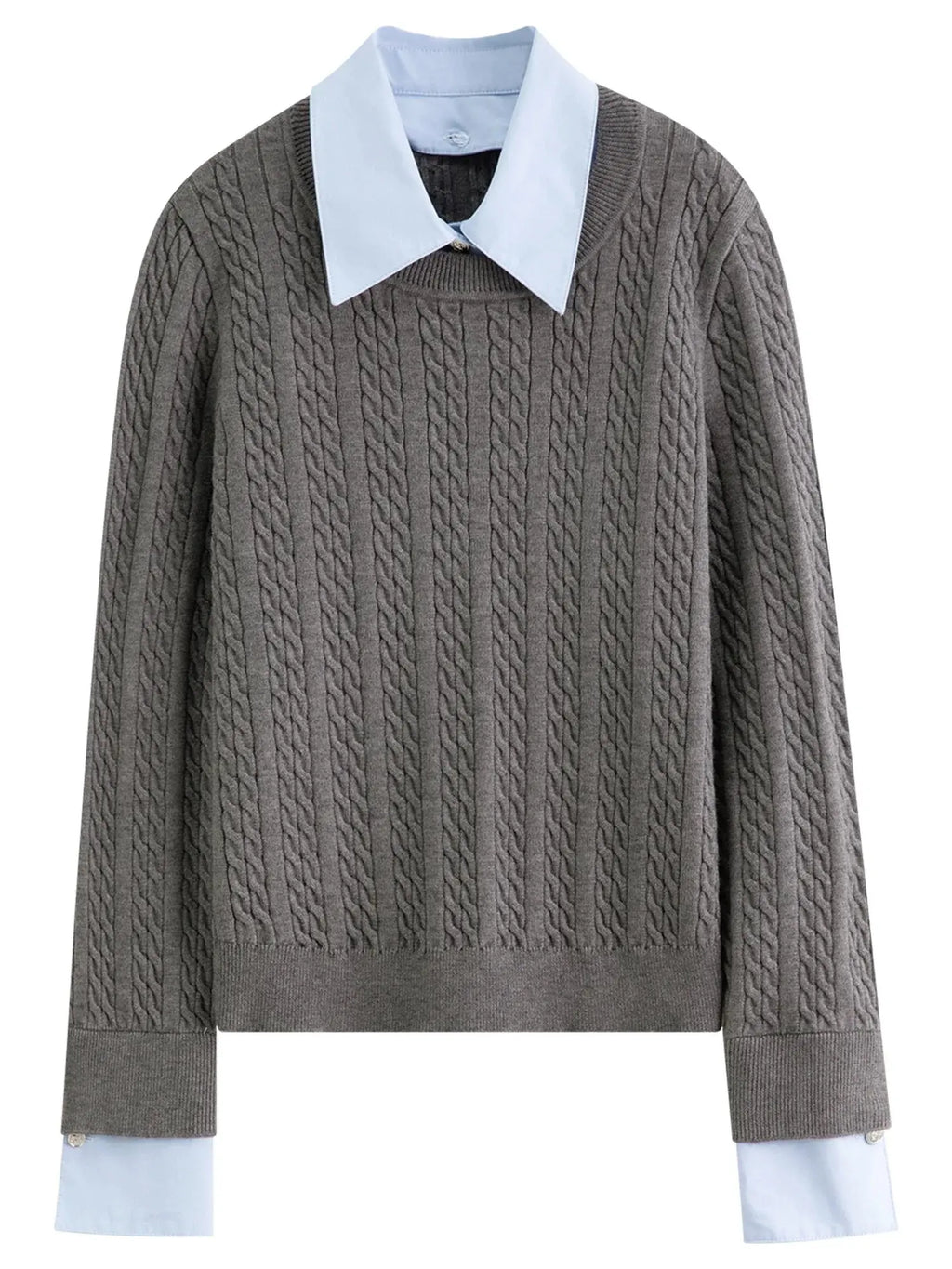 Women's Autumn/Winter Grey Knitwear Set