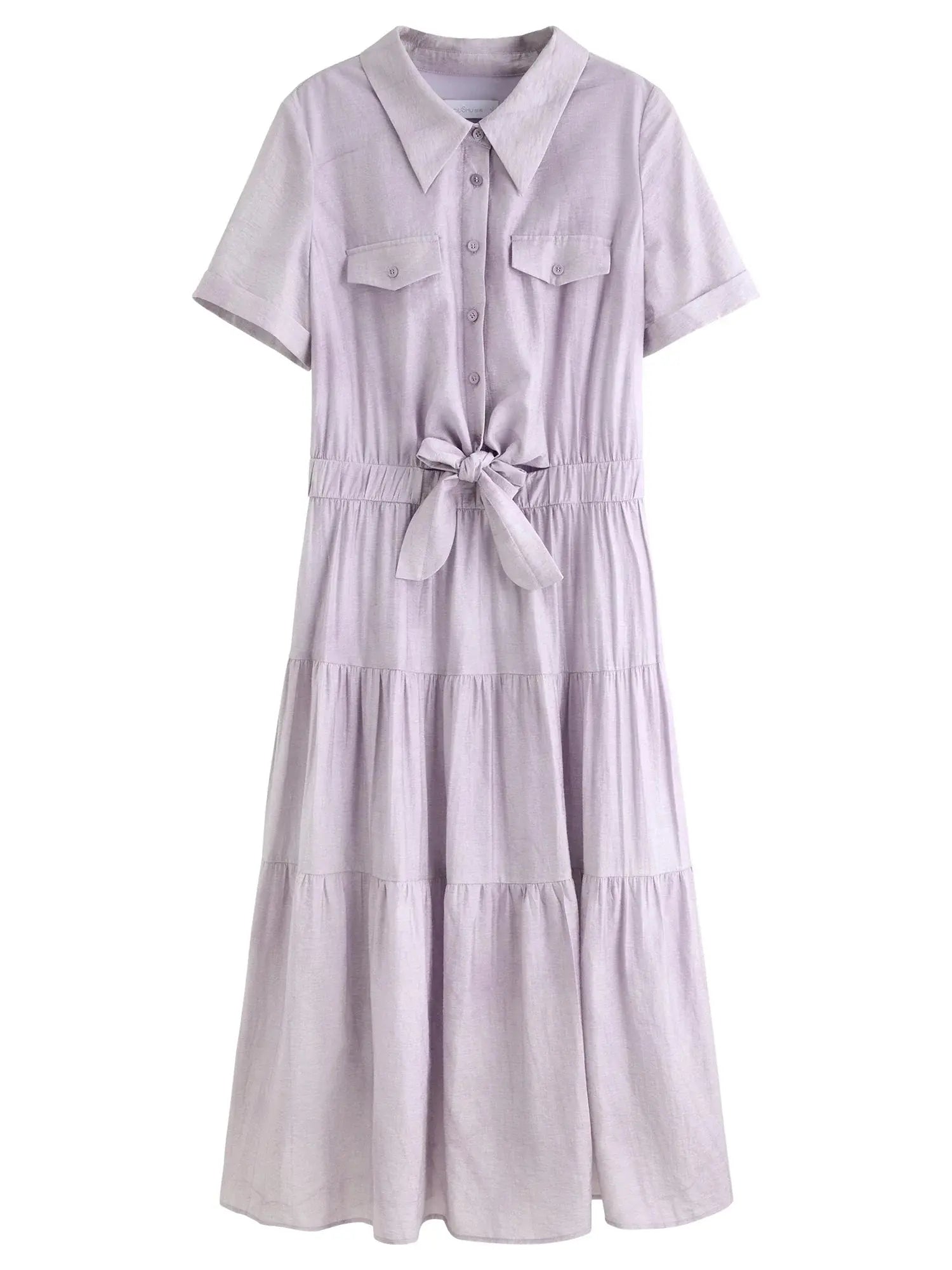 Elegant Women's Long Shirt Dress