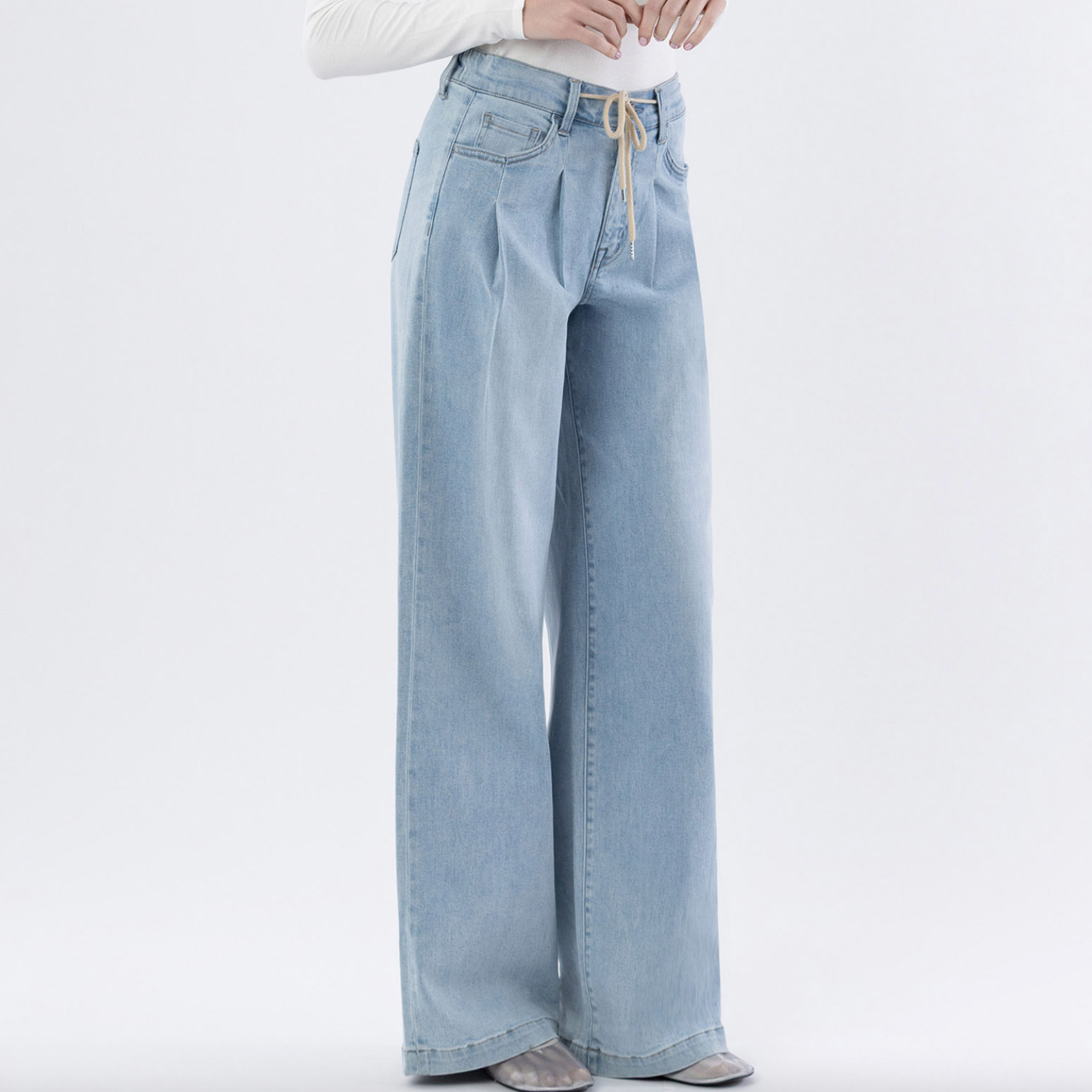 Rowen Wide Leg Jeans - Flying Monkey