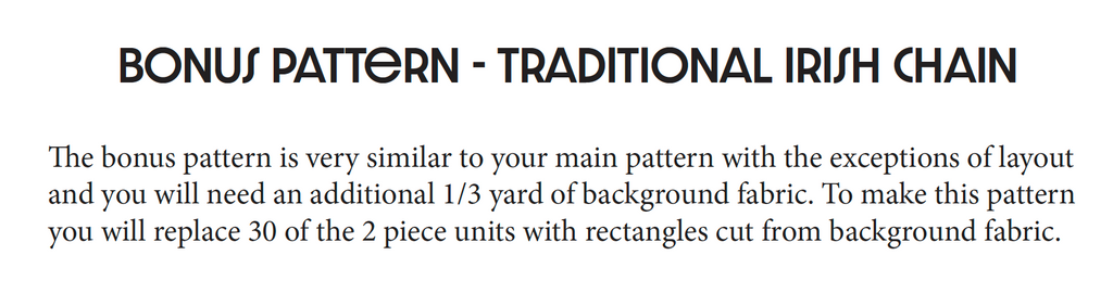 Shamrocks Table Runner Pattern