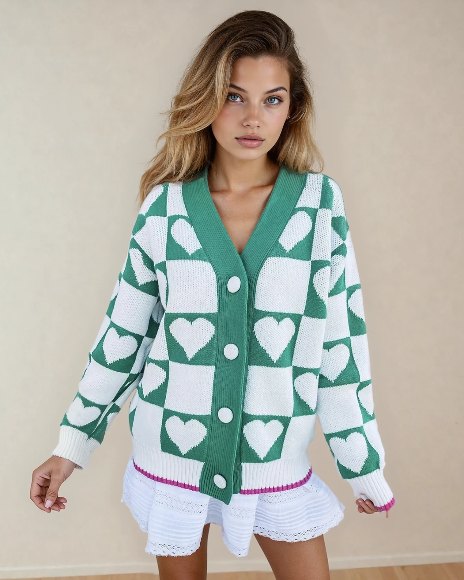 Jade Button Down Sweater Cardigan