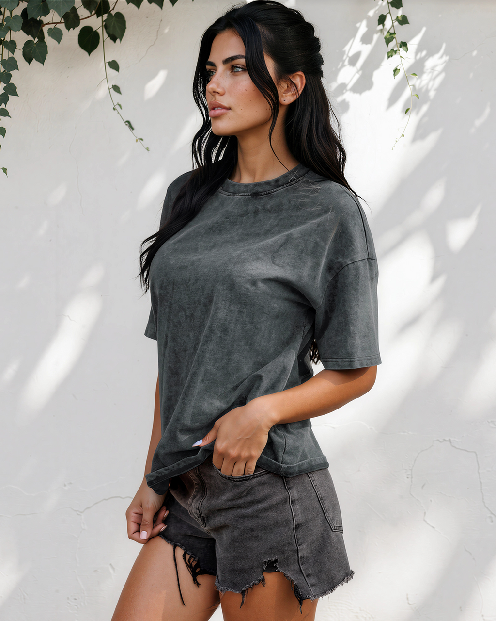 Campbell Cotton Mineral Washed Tee