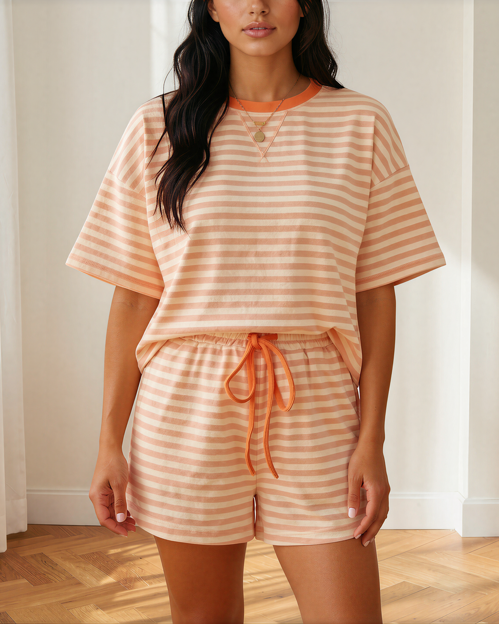 Weekend Retreat Drawstring Shorts Set