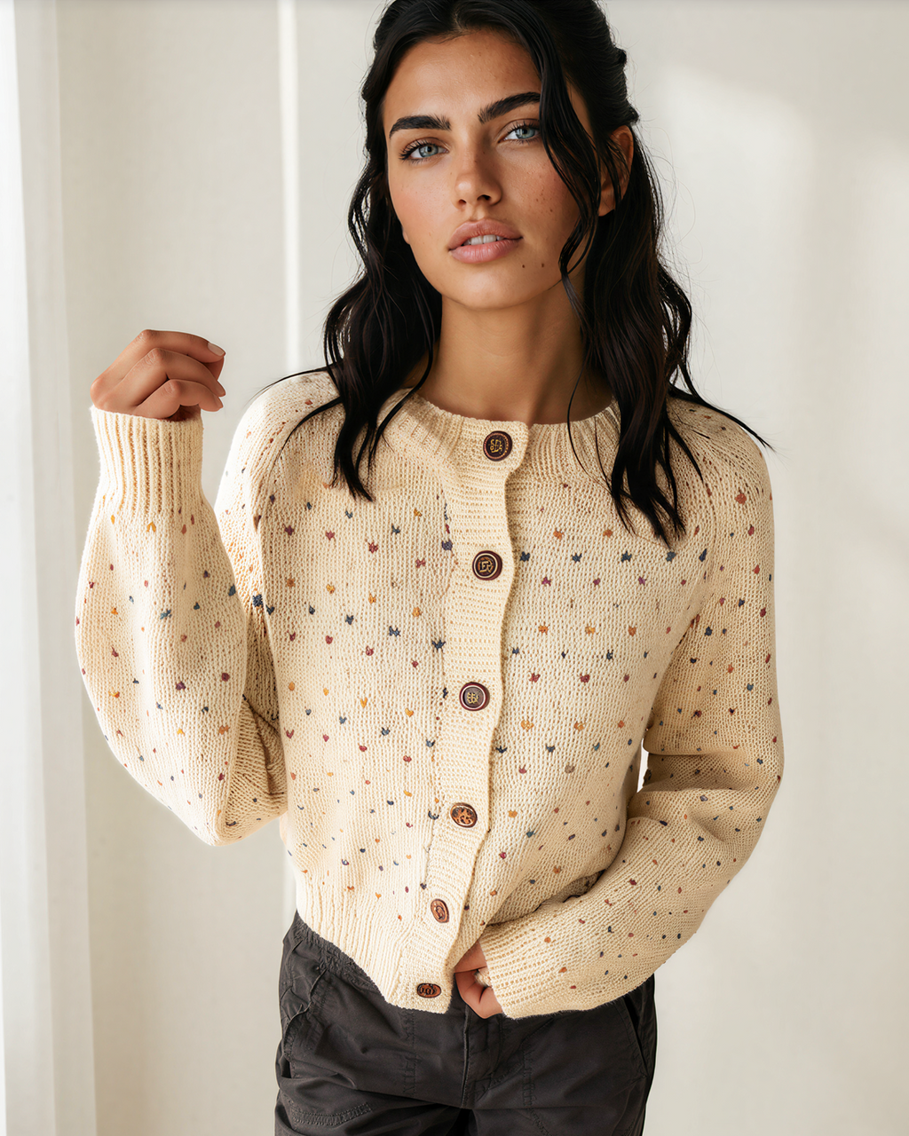 Kaia Button Front Cardigan