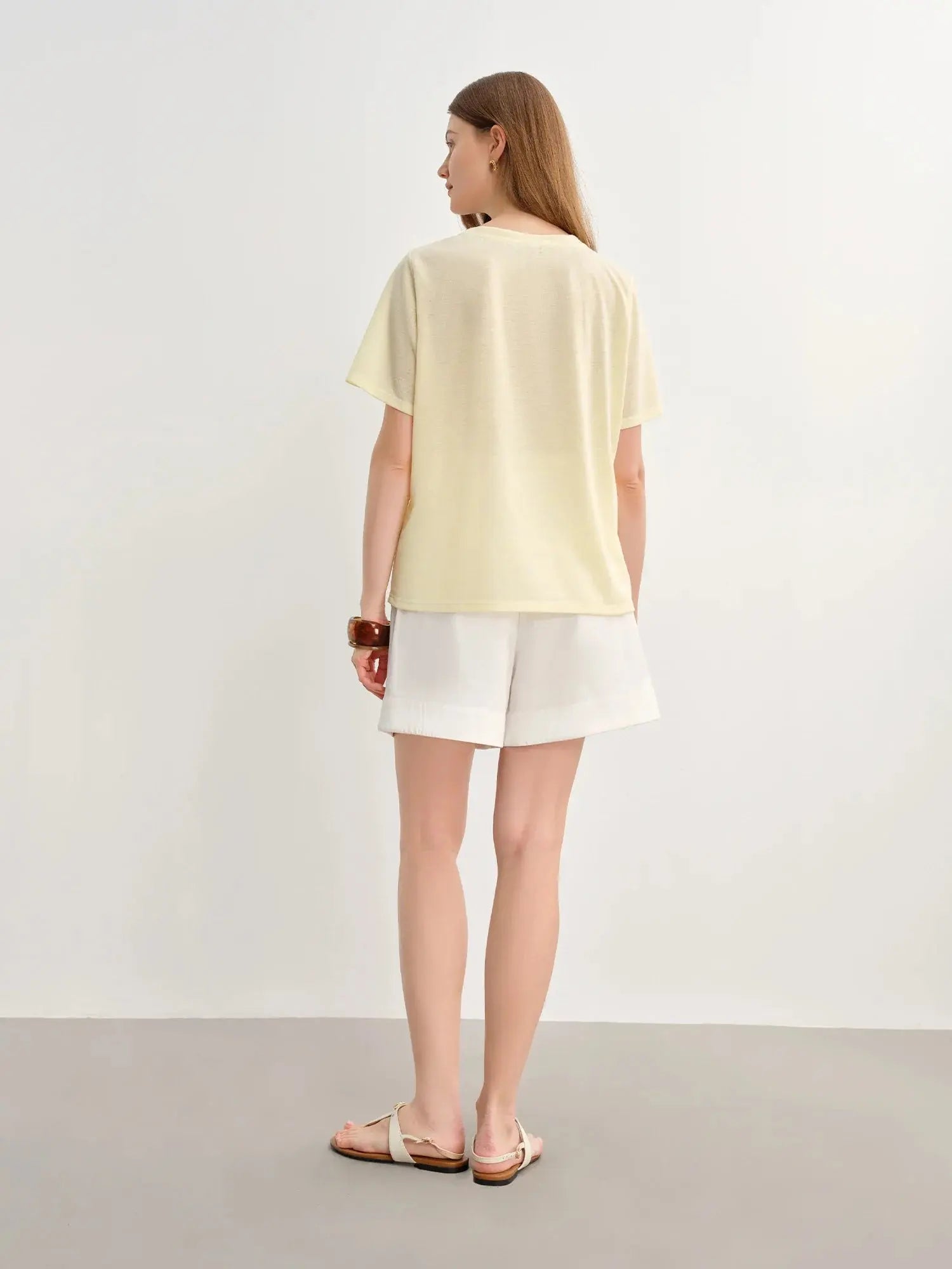 Cotton Blend Sculpting T-Shirt