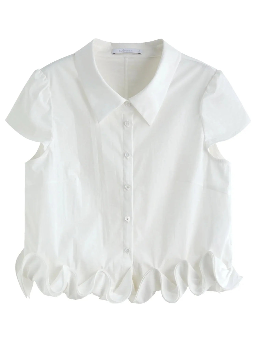 Sophisticated Ruffled Summer Two-Piece Set