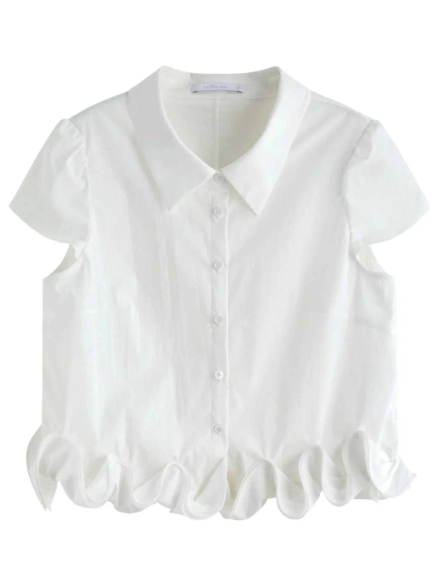 Sophisticated Ruffled Summer Two-Piece Set